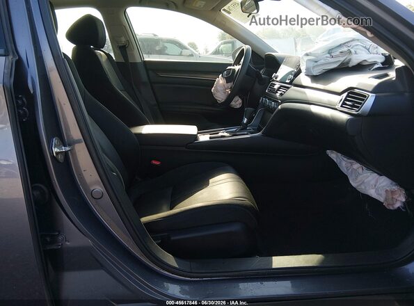 1HGCV1F48KA001992 2019 HONDA ACCORD Gray Vista interior delantera