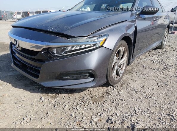 1HGCV1F48KA001992 2019 HONDA ACCORD Gray Vista frontal