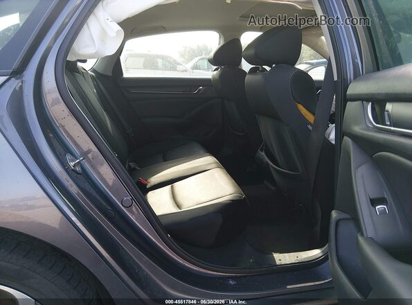 1HGCV1F48KA001992 2019 HONDA ACCORD Gray Vista de la etiqueta del VIN