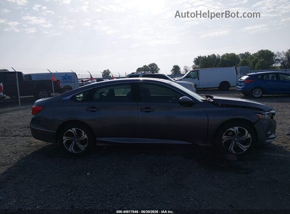 1HGCV1F48KA001992 2019 HONDA ACCORD Gray Vista interior trasera