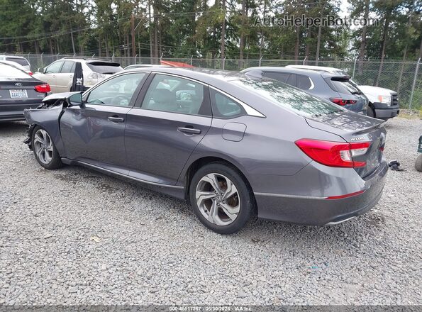 1HGCV1F48KA007372 2019 HONDA ACCORD Gray Tył lewy
