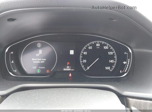 1HGCV1F48KA007372 2019 HONDA ACCORD Gray Widok tylnych siedzeń