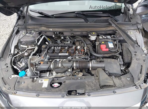 1HGCV1F48KA007372 2019 HONDA ACCORD Gray Widok z tyłu