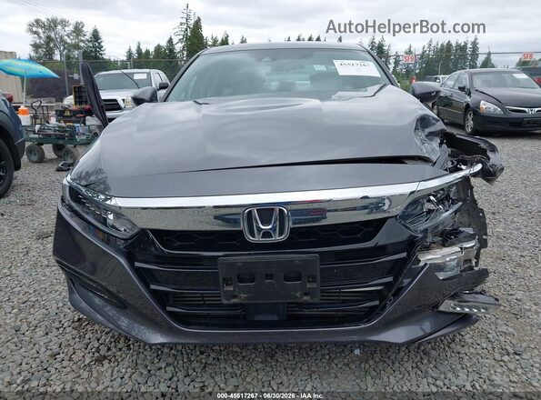 1HGCV1F48KA007372 2019 HONDA ACCORD Gray Widok wnętrza z tyłu