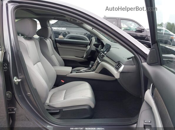 1HGCV1F48KA007372 2019 HONDA ACCORD Gray 