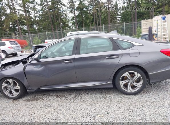 1HGCV1F48KA007372 2019 HONDA ACCORD Gray 