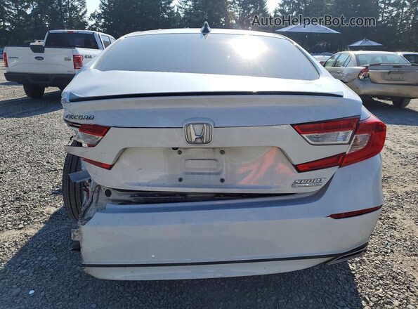 1HGCV1F48MA031609 2021 HONDA ACCORD White Vista trasera