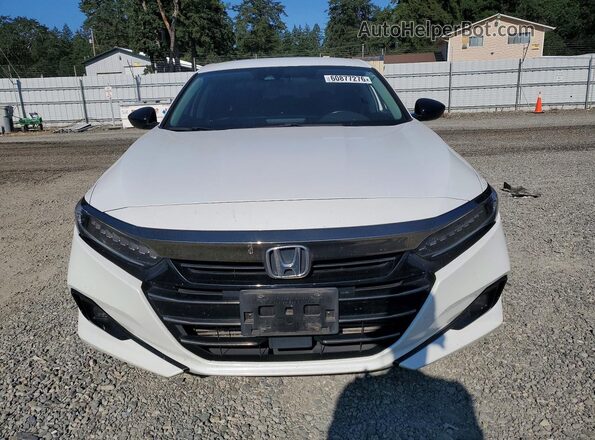 1HGCV1F48MA031609 2021 HONDA ACCORD White Vista frontal