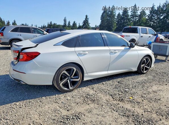 1HGCV1F48MA031609 2021 HONDA ACCORD White Trasero derecho