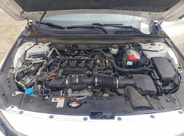 1HGCV1F48NA004881 2022 HONDA ACCORD Белый Вид задней части салона