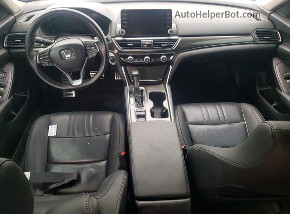 1HGCV1F48NA004881 2022 HONDA ACCORD Белый Вид панели приборов