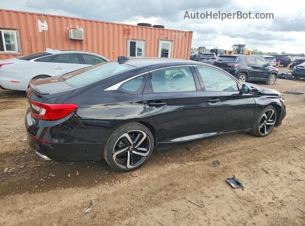 1HGCV1F48NA077734 2022 HONDA ACCORD Black Հետևի աջ