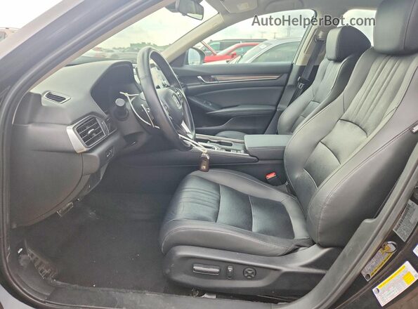 1HGCV1F48NA077734 2022 HONDA ACCORD Black Սալոնի դիմացի տեսք