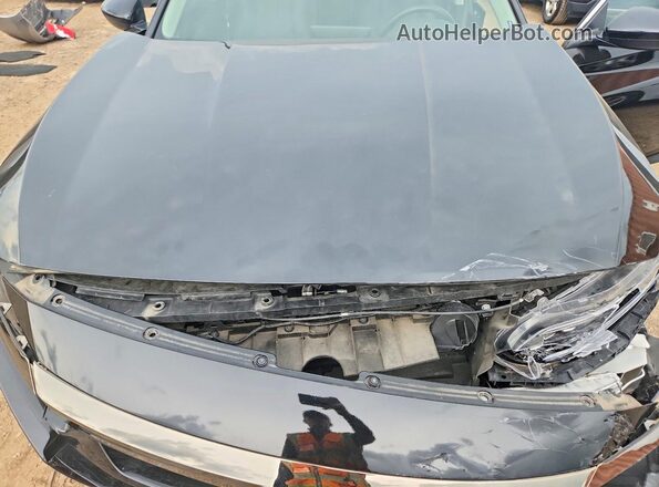 1HGCV1F48NA077734 2022 HONDA ACCORD Black Սալոնի հետևի տեսք