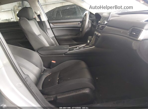 1HGCV1F49JA173494 2018 HONDA ACCORD Gray Widok wnętrza z przodu