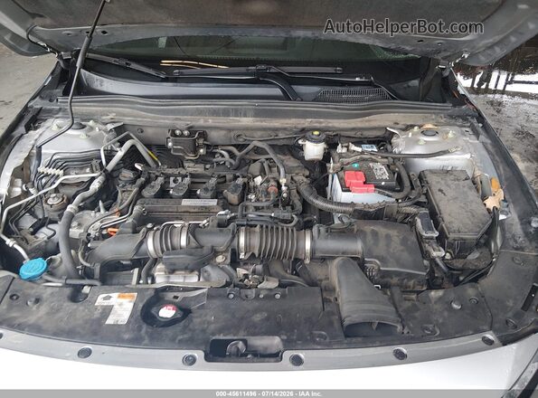 1HGCV1F49JA173494 2018 HONDA ACCORD Gray Widok z tyłu