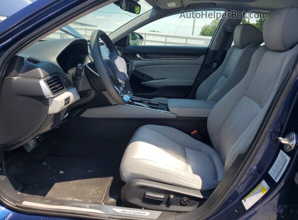 1HGCV1F49KA035407 2019 HONDA ACCORD Blue Vista interior delantera