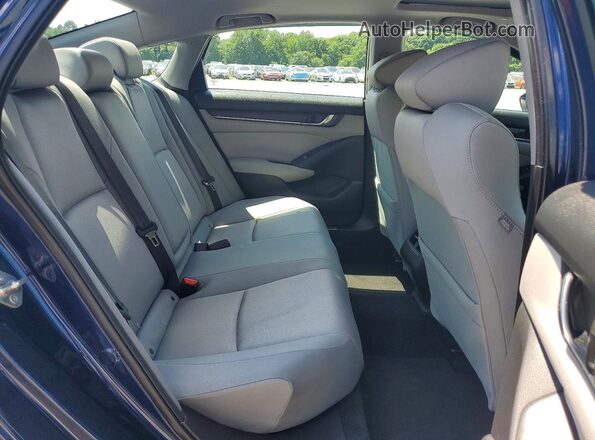 1HGCV1F49KA035407 2019 HONDA ACCORD Blue Vista de los asientos traseros