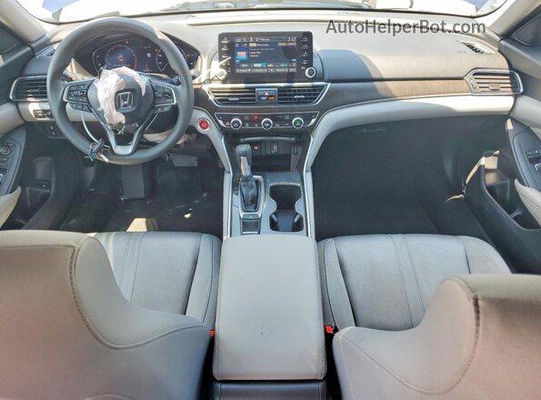 1HGCV1F49KA035407 2019 HONDA ACCORD Blue Vista del salpicadero