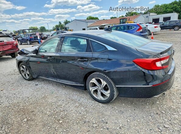 1HGCV1F49KA094568 2019 HONDA ACCORD Black Tył lewy
