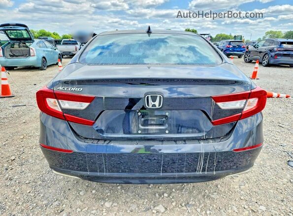 1HGCV1F49KA094568 2019 HONDA ACCORD Black Widok z tyłu