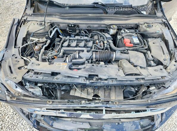 1HGCV1F49KA094568 2019 HONDA ACCORD Black Widok wnętrza z tyłu