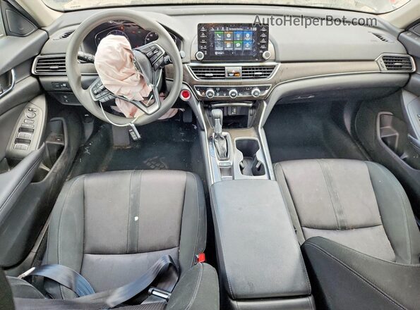 1HGCV1F49KA094568 2019 HONDA ACCORD Black Widok deski rozdzielczej
