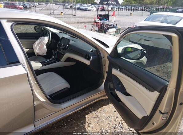 1HGCV1F49LA089601 2020 HONDA ACCORD Cream Widok wnętrza z przodu