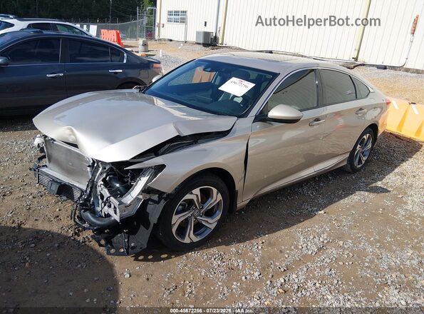 1HGCV1F49LA089601 2020 HONDA ACCORD Cream Przód lewy