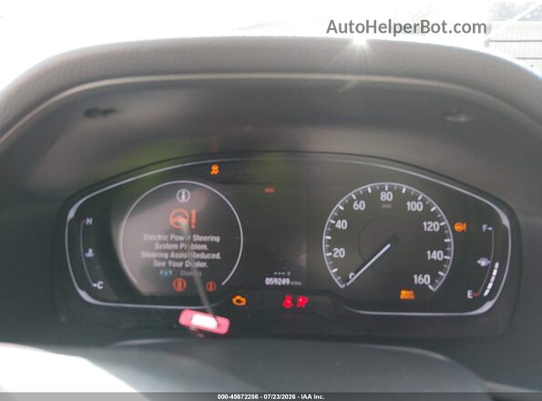 1HGCV1F49LA089601 2020 HONDA ACCORD Cream Widok tylnych siedzeń