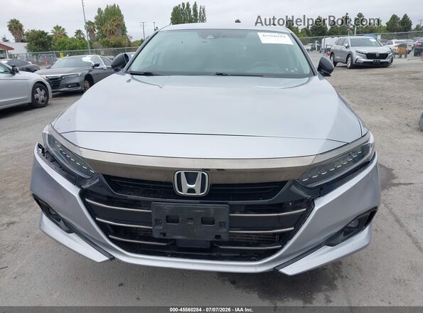 1HGCV1F49MA061962 2021 HONDA ACCORD Silver ხელსაწყოთა პანელის ხედი