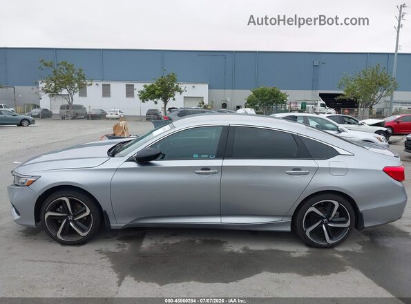 1HGCV1F49MA061962 2021 HONDA ACCORD Silver სალონის 360-გრადუსიანი ხედი