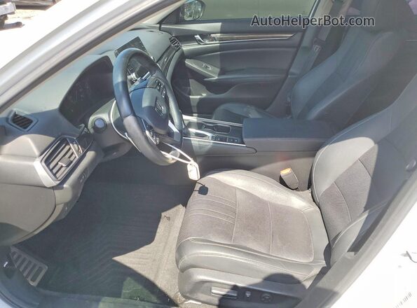 1HGCV1F49MA072380 2021 HONDA ACCORD Белый Вид салона спереди