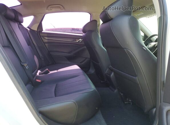 1HGCV1F49MA072380 2021 HONDA ACCORD Белый Вид задних сидений