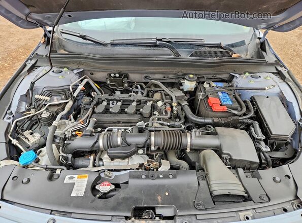 1HGCV1F49MA091477 2021 HONDA ACCORD Gray Սալոնի հետևի տեսք