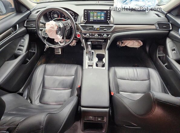 1HGCV1F49MA091477 2021 HONDA ACCORD Gray Առջևի վահանակի տեսք