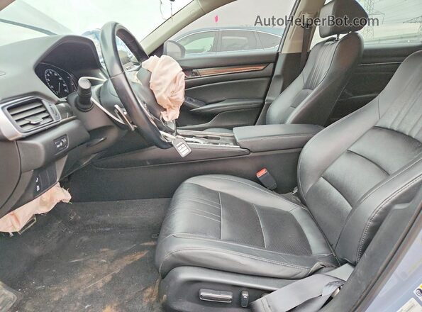 1HGCV1F49MA091477 2021 HONDA ACCORD Gray Սալոնի դիմացի տեսք