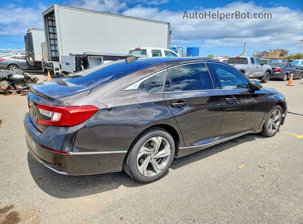 1HGCV1F4XJA076207 2018 HONDA ACCORD Brown უკანა მარჯვენა