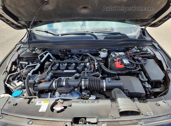 1HGCV1F4XJA076207 2018 HONDA ACCORD Brown უკანა სალონის ხედი