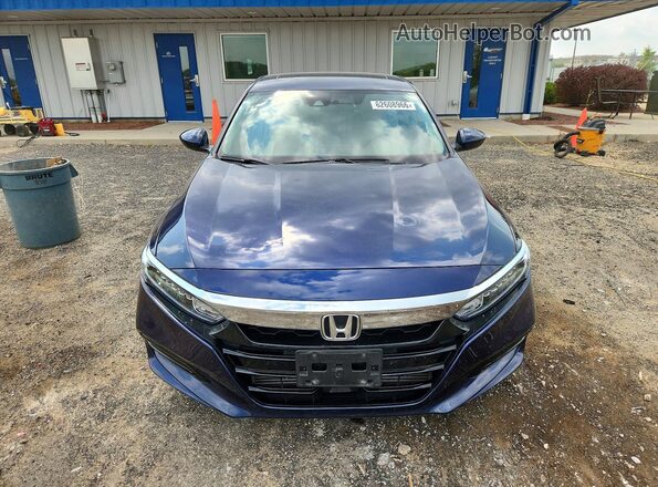 1HGCV1F4XJA226493 2018 HONDA ACCORD Синий Вид спереди