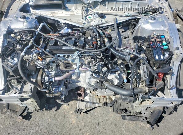 1HGCV1F4XKA129263 2019 HONDA ACCORD Silver Սալոնի հետևի տեսք
