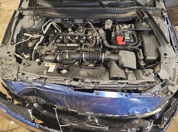 1HGCV1F4XLA140832 2020 HONDA ACCORD Blue Вид задньої частини салону
