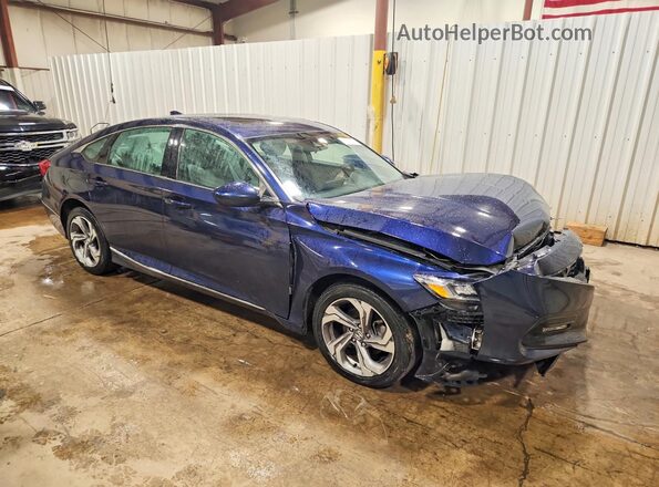 1HGCV1F4XLA140832 2020 HONDA ACCORD Blue Передня права чверть