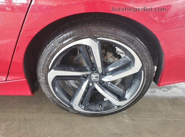 1HGCV1F4XMA049092 2021 HONDA ACCORD Red Widok wnętrza 360 stopni