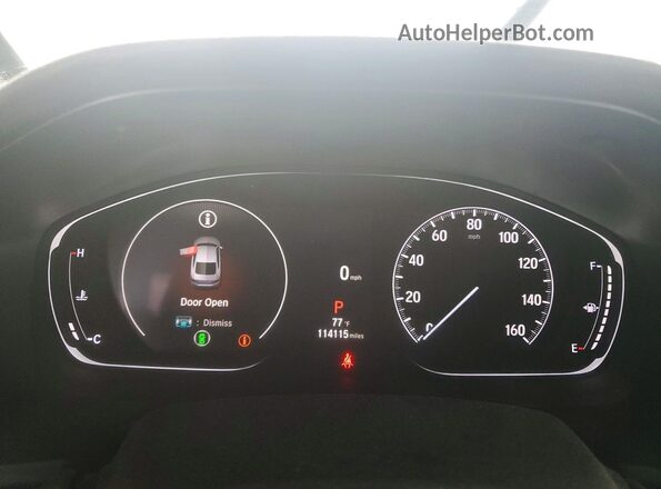 1HGCV1F4XMA049092 2021 HONDA ACCORD Red Widok zestawu wskaźników