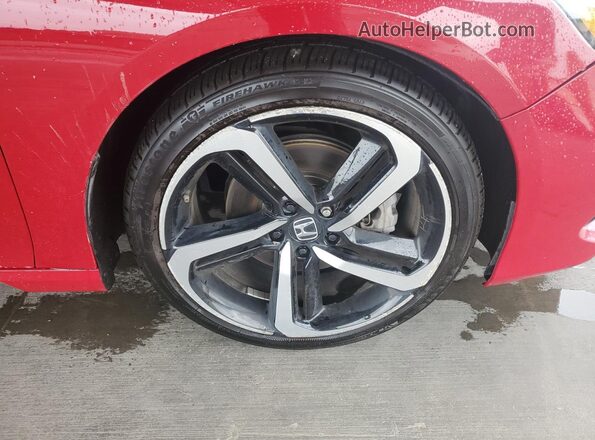 1HGCV1F4XMA049092 2021 HONDA ACCORD Red 