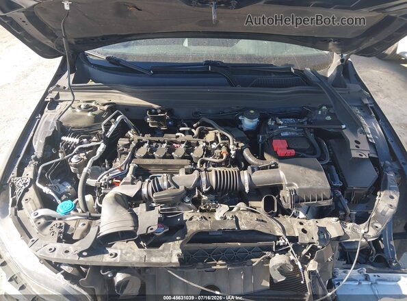 1HGCV1F4XMA101689 2021 HONDA ACCORD Black უკანა ხედი