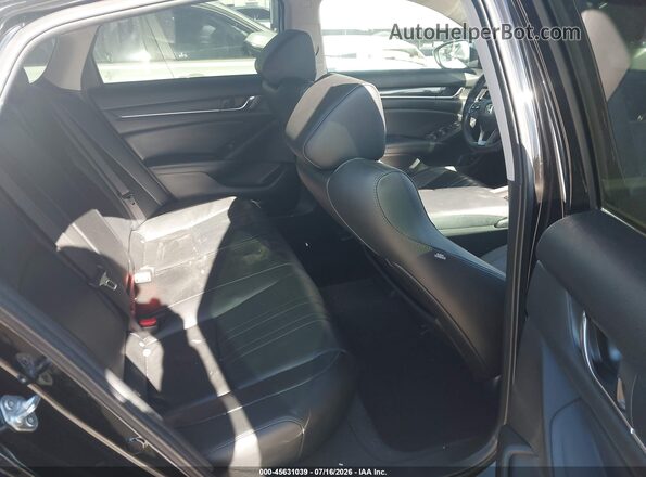 1HGCV1F4XMA101689 2021 HONDA ACCORD Black VIN კოდის სტიკერის ხედი