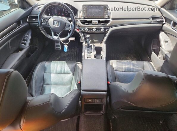 1HGCV1F4XNA062149 2022 HONDA ACCORD Gray წინა პანელის ხედი
