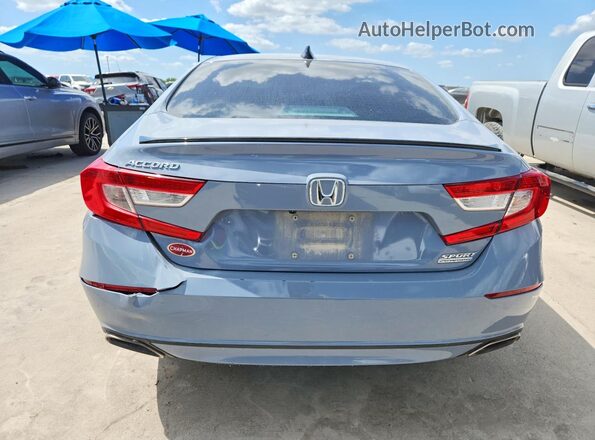 1HGCV1F4XNA062149 2022 HONDA ACCORD Gray უკანა ხედი